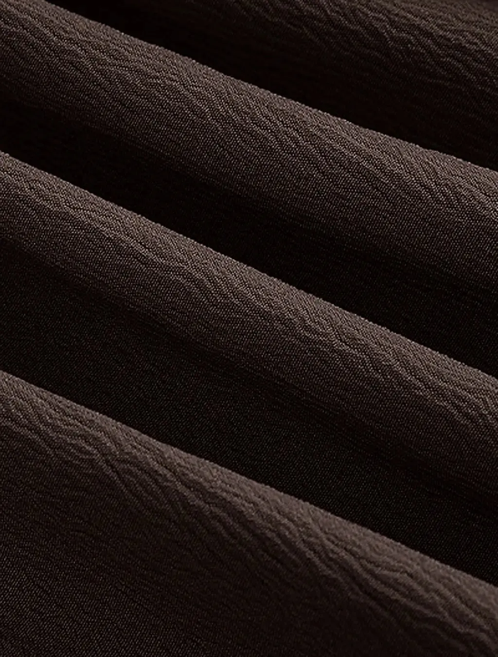 Backless Strappy Long Dress In Chocolate Brown - Image 3