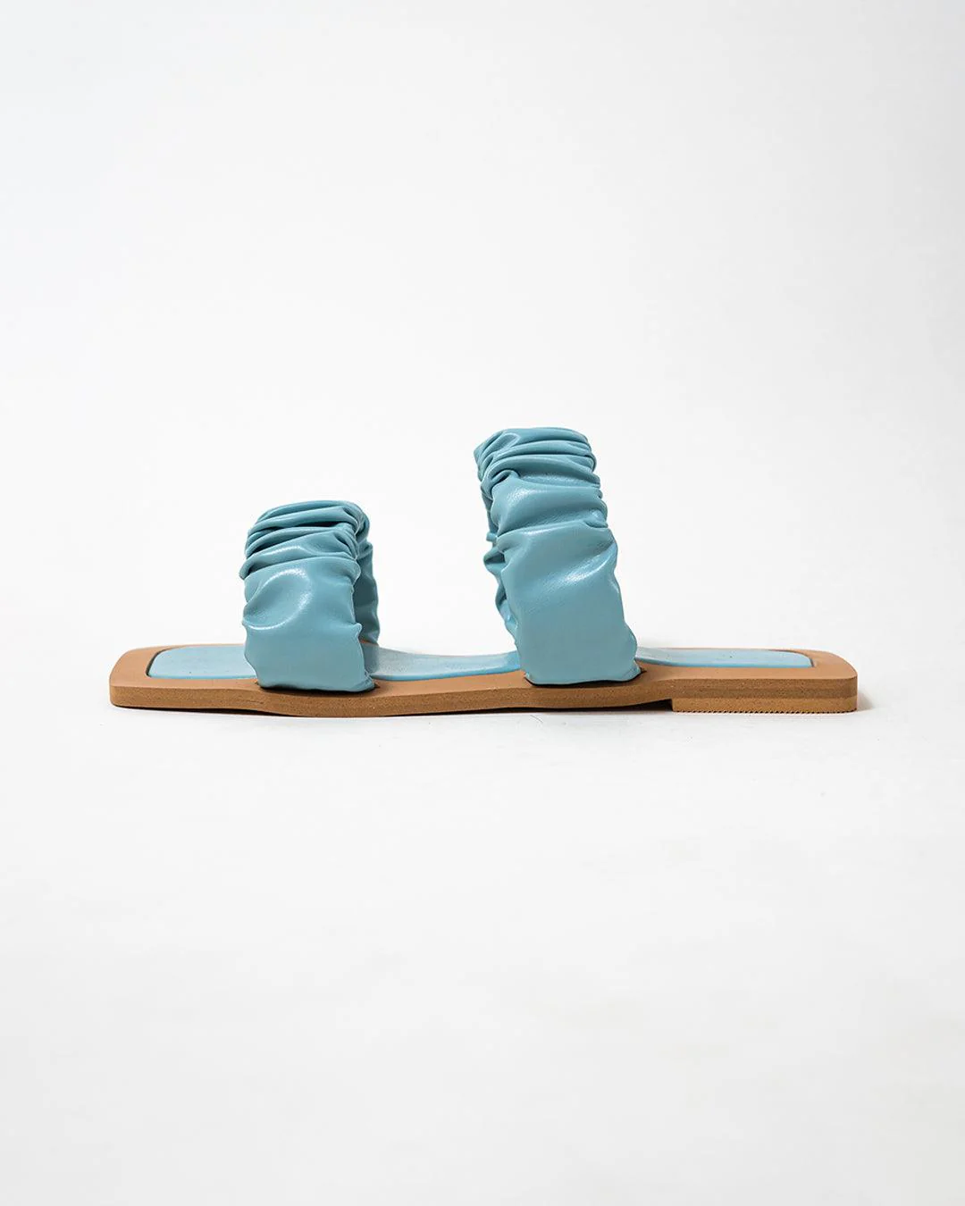 Classic City Girl Flats Brown & Blue - Image 4