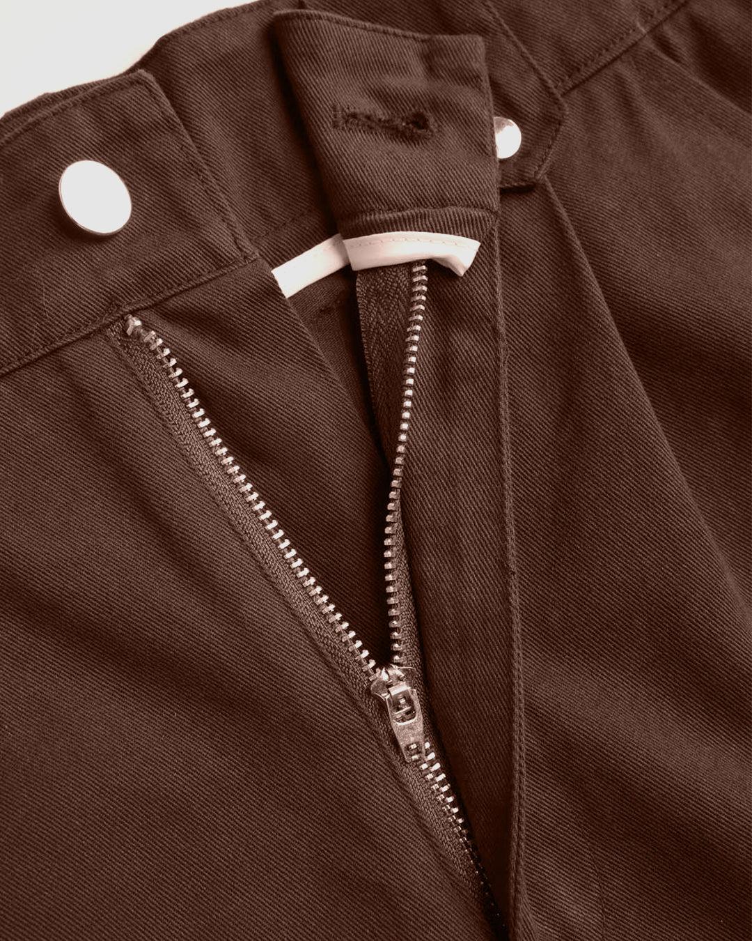 Combo : Y2K Baggy Fit Women Cargo In Brown & Solid Color Women Y2K Cargos In Off White - Image 6