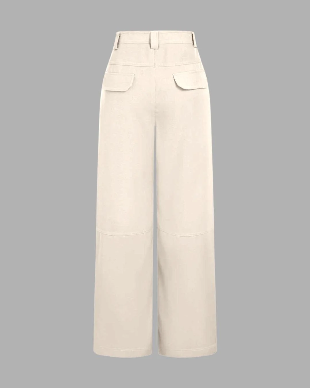 Combo : Y2K Baggy Fit Women Cargo In Brown & Solid Color Women Y2K Cargos In Off White - Image 8