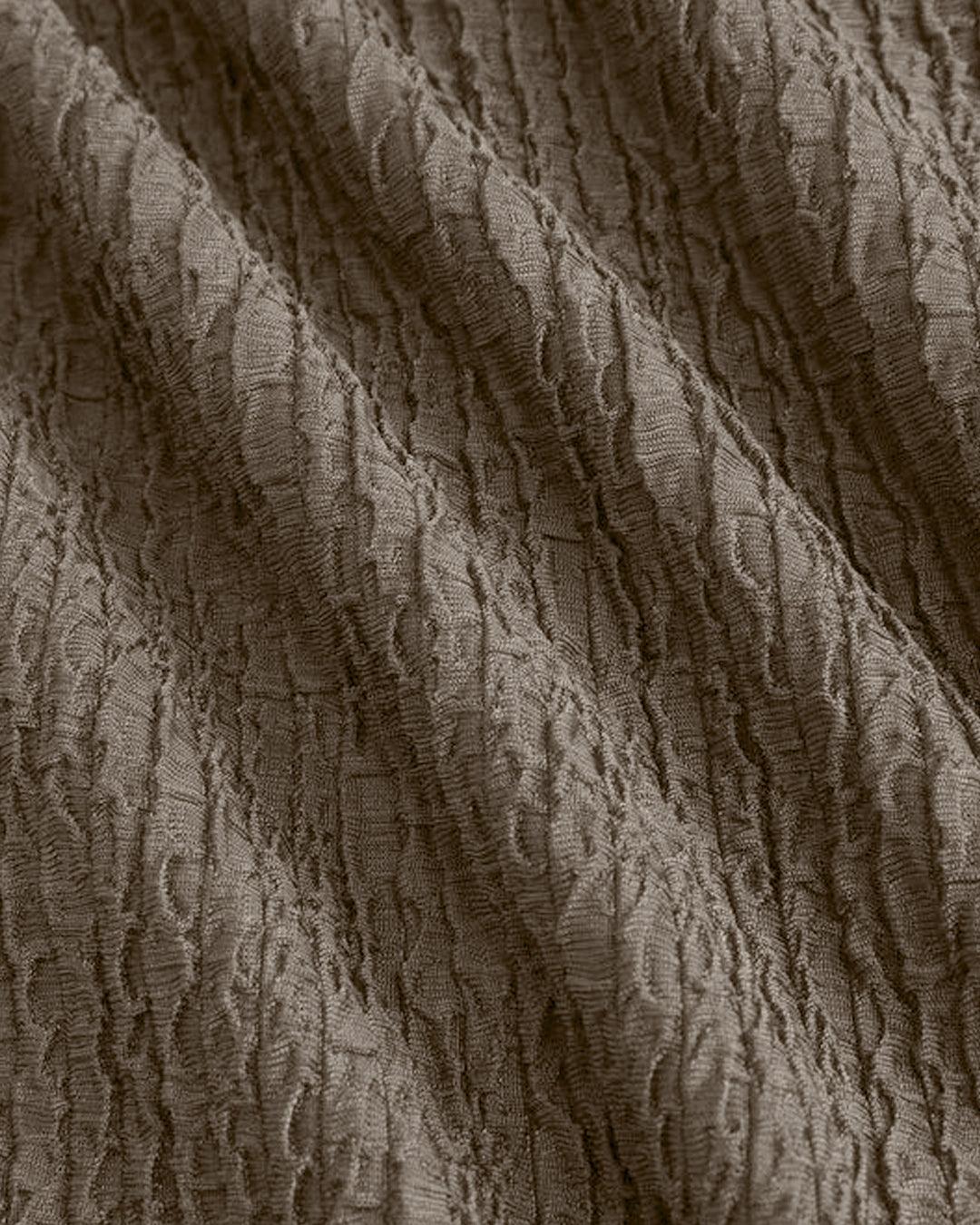 Front Button Solid Rib Tube Top In Grey - Image 3