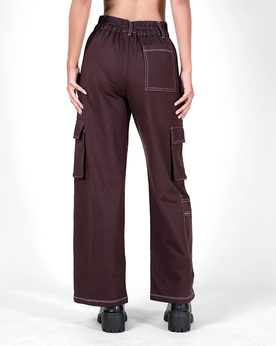Hip Hop Drawstring Parachute Cargo Pants - Image 4