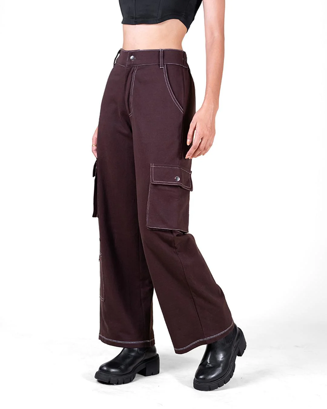 Hip Hop Drawstring Parachute Cargo Pants - Image 5