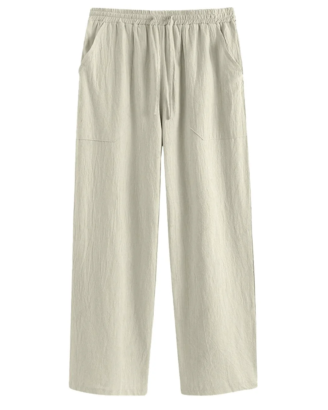 Men Two Piece Outfits Summer Comfortable Casual Short Sleeves Shirt And Pant Without Tee - Image 3