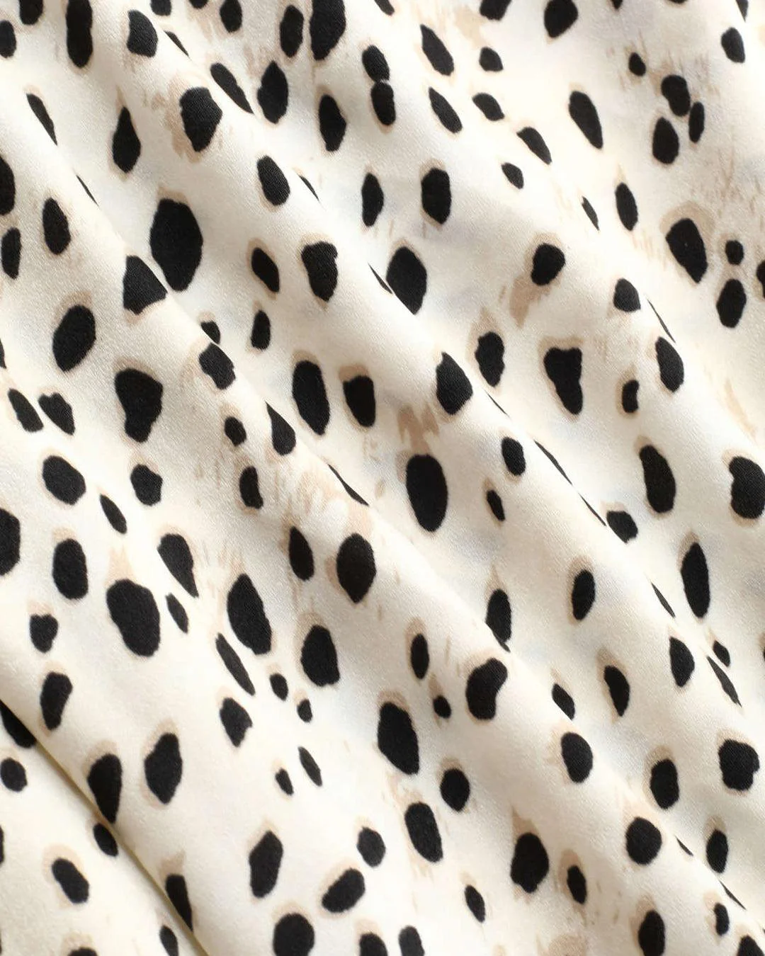 Middle Waist Leopard Print Ruffle Maxi Skirt Curve & Plus - Image 4