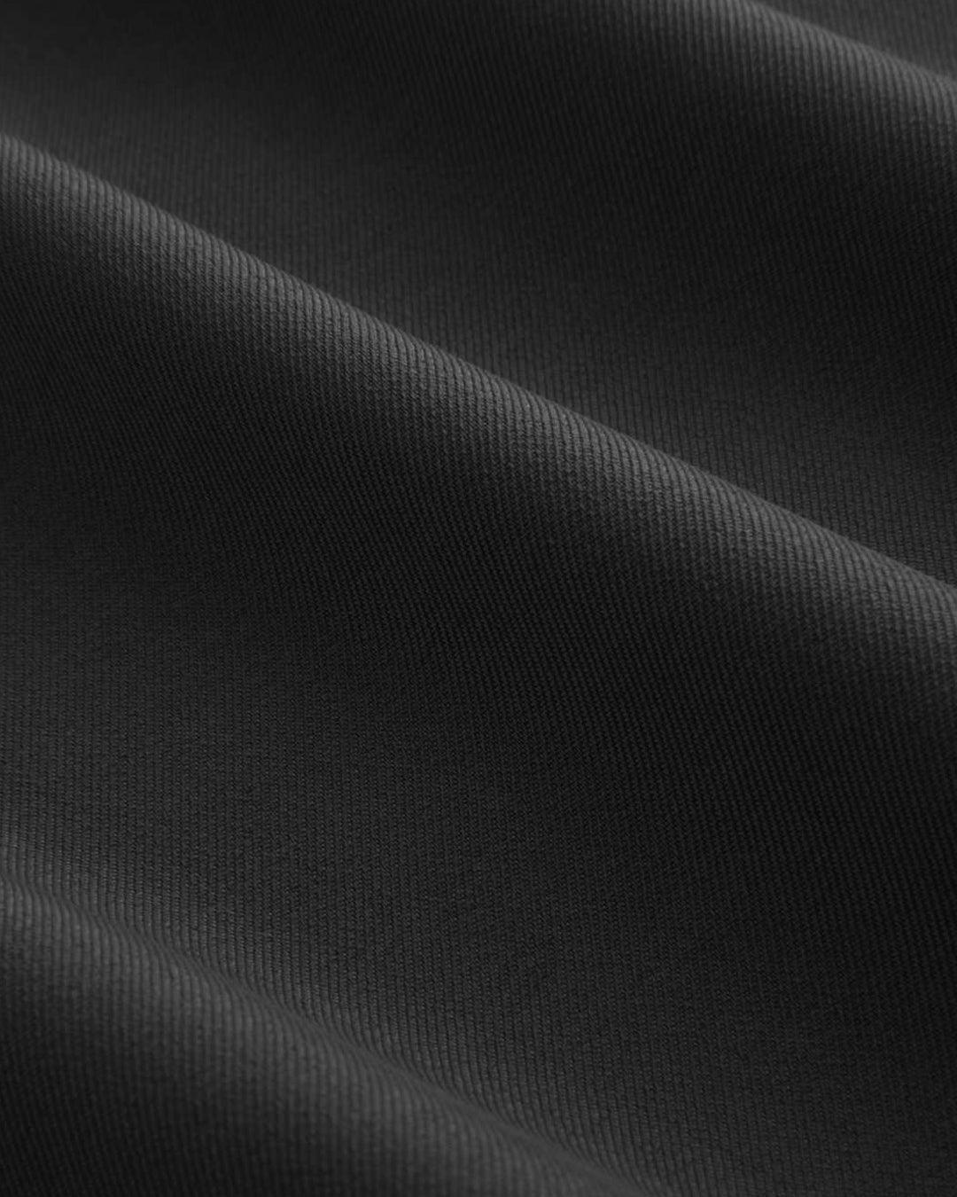 Pleated High Waisted Wide Leg Trousers in Black - Image 4