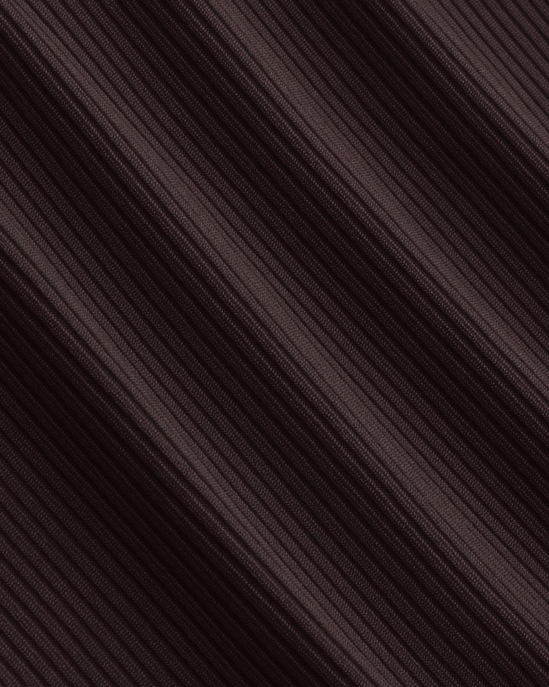 Ruched Square Neck Chocolate Brown Crop Top Curve & Plus - Image 5