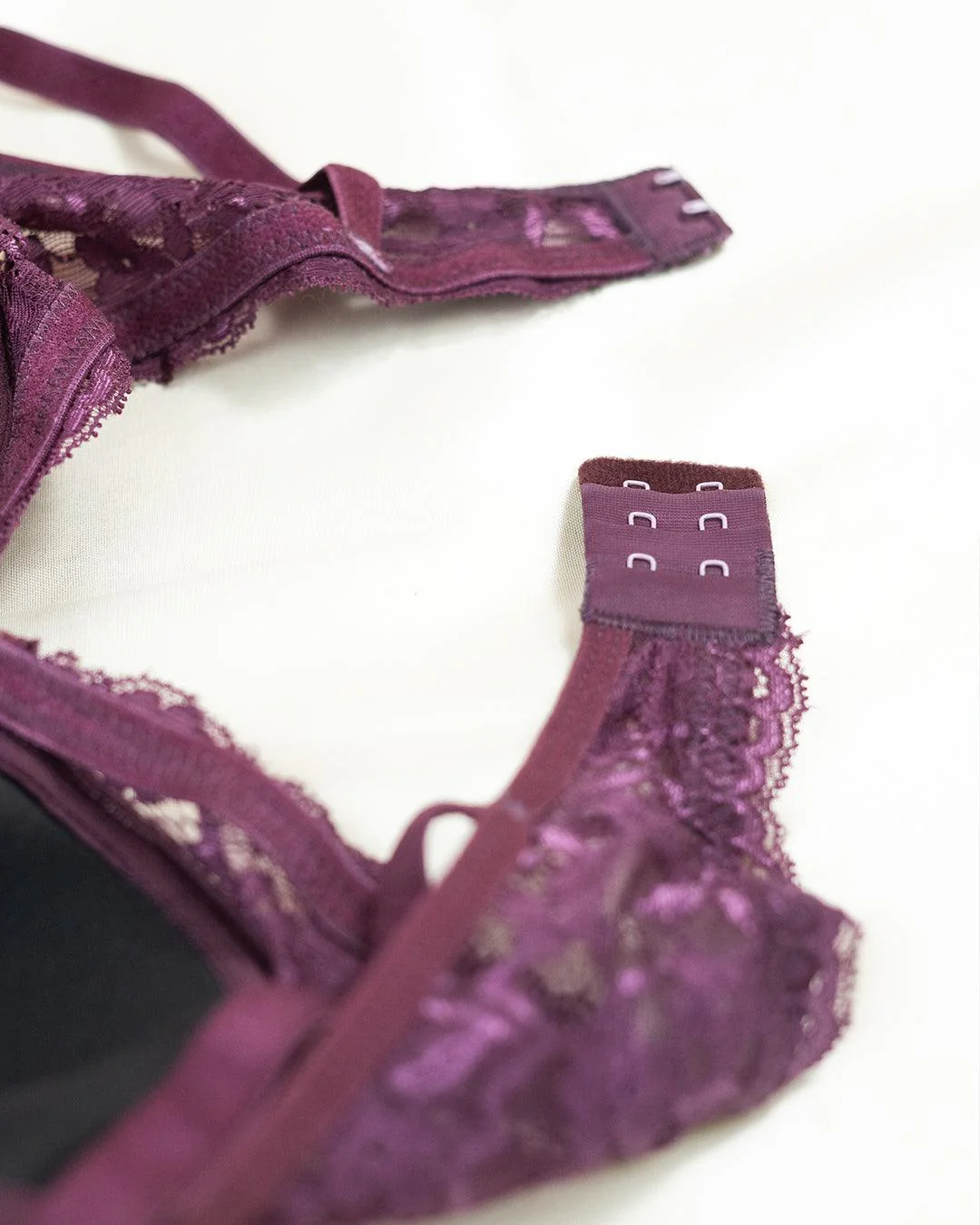 Set : Lace Trim Push Up Lingerie Bra and Panty - Image 4