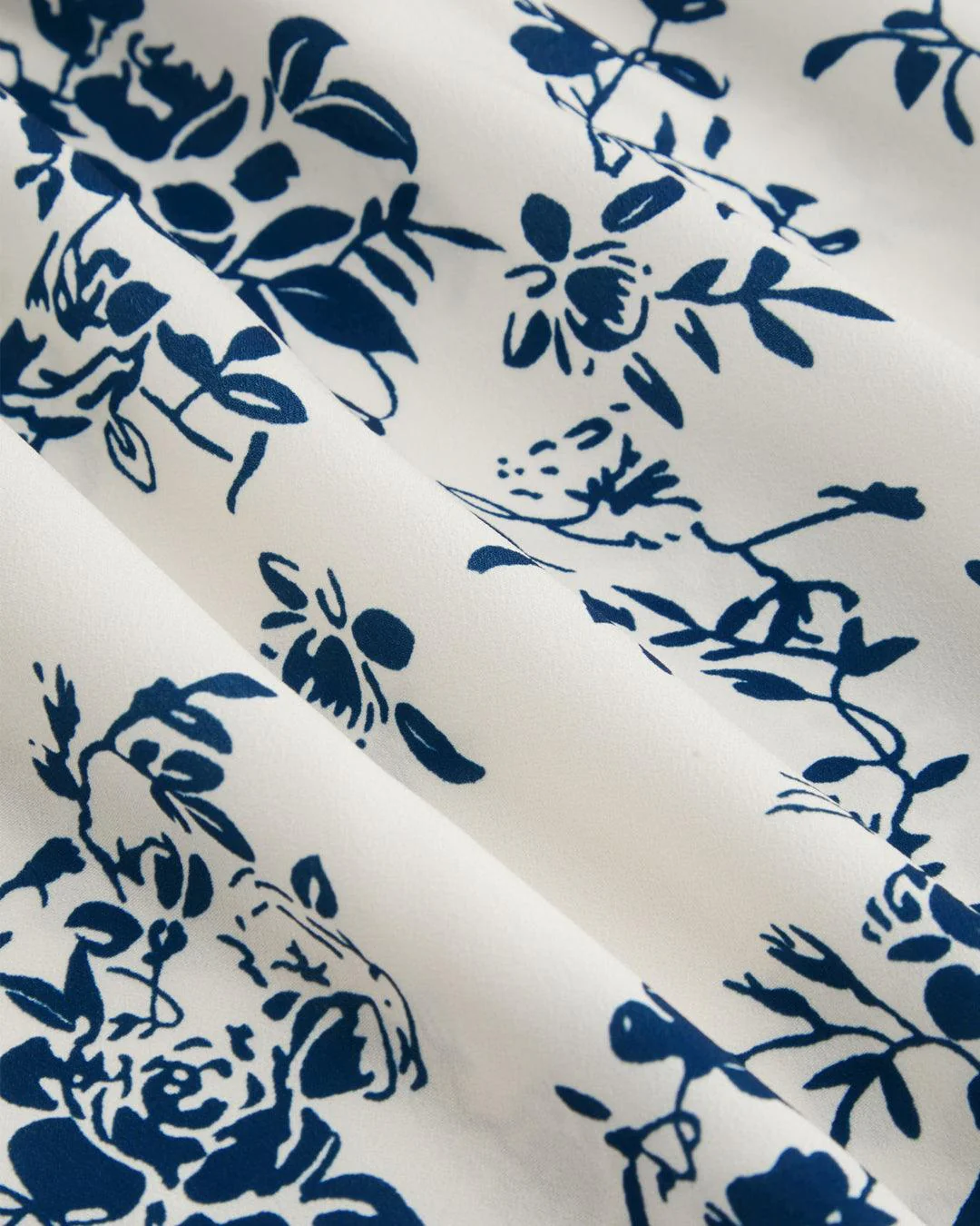 Square Neck Floral Fit and Flare Midi Dress - Image 4