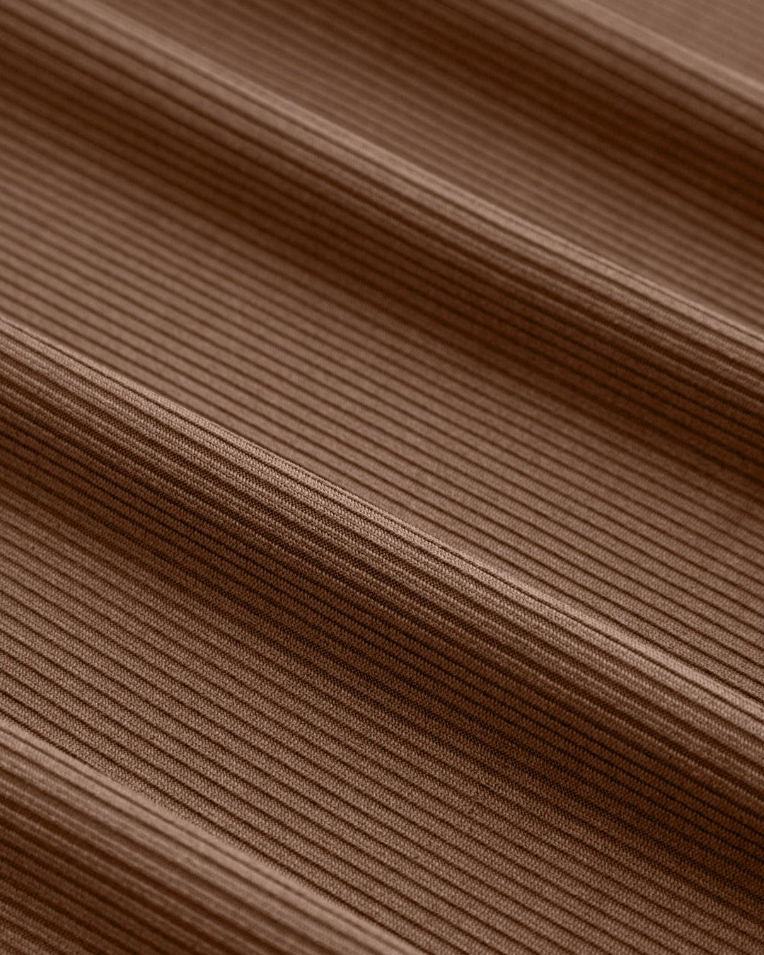 Square Neck Solid Twist Knotted Brown Maxi Dress Curve & Plus - Image 5