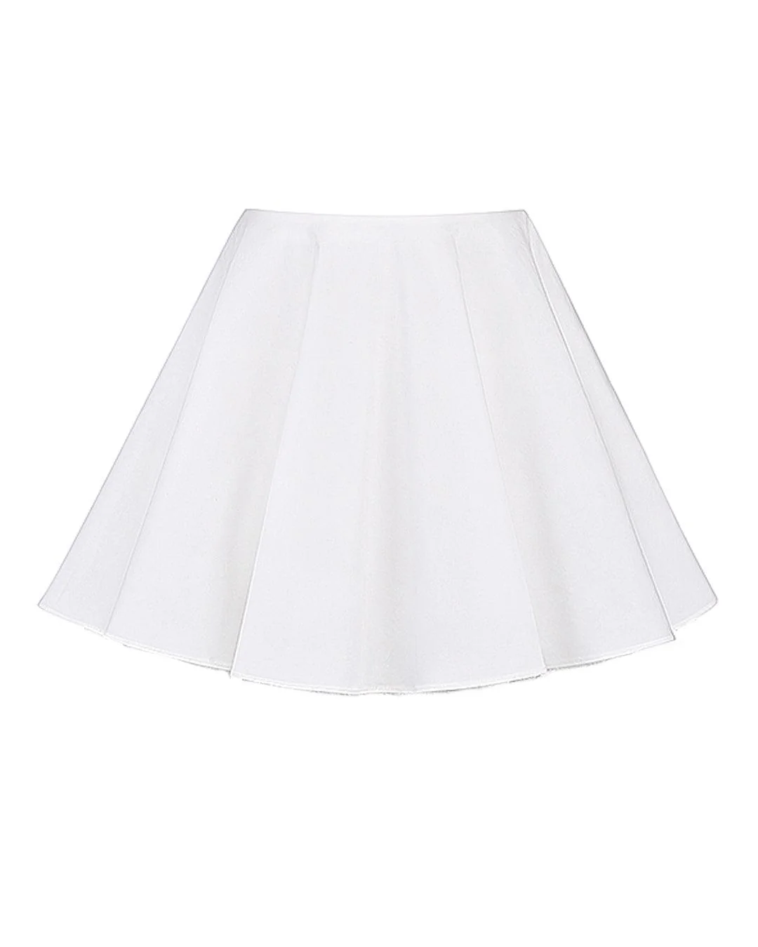 Sweetheart-Neck Crop Top With White Bow Mini Skirt - Image 5