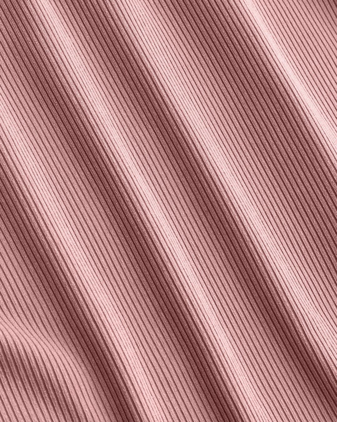 U-neckline Knotted Ruched Sleeveless Pink Mini Dress Curve & Plus - Image 5