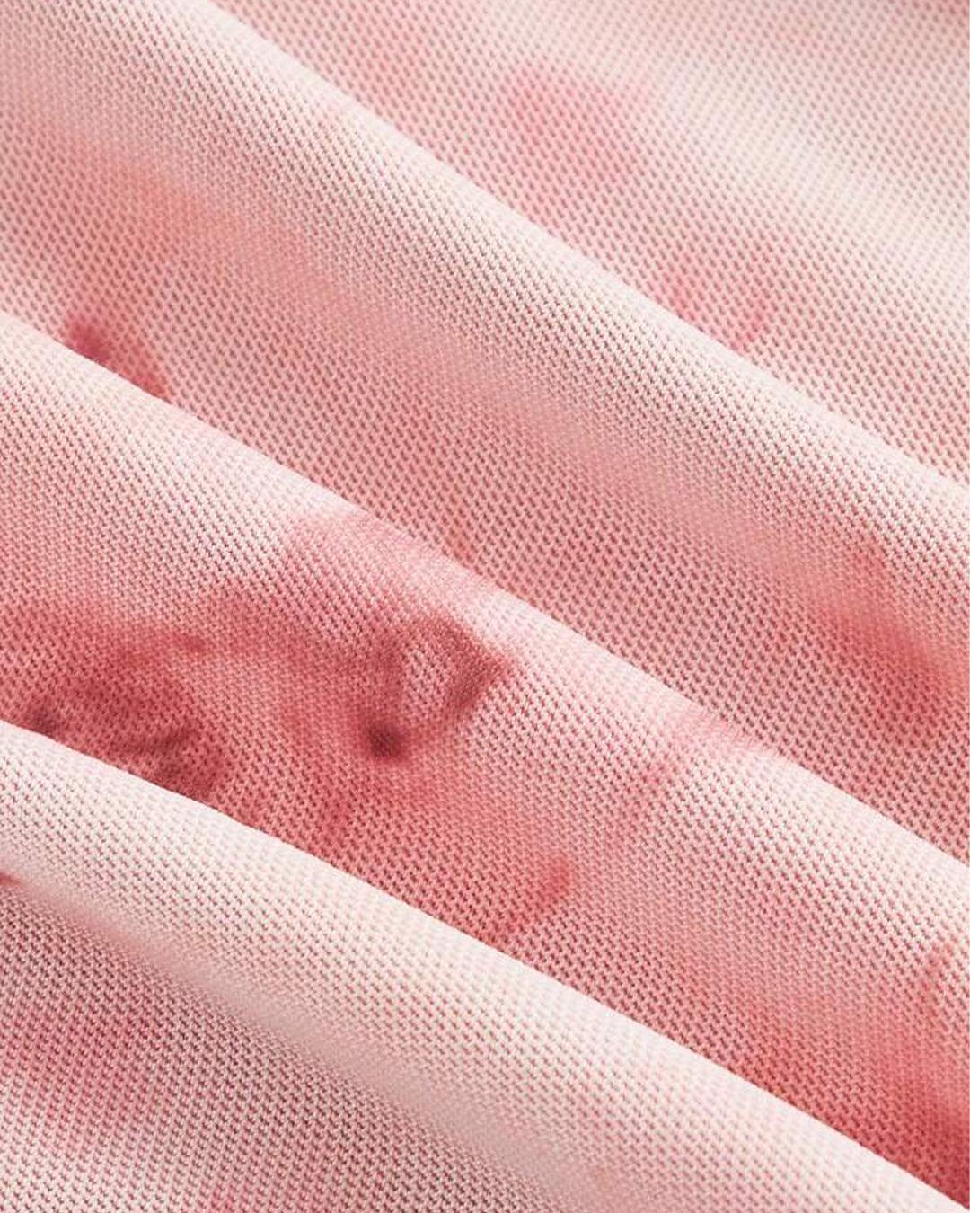 Floral Tie Up Full Sleeve Fitted Crop Top in Pink - Image 4