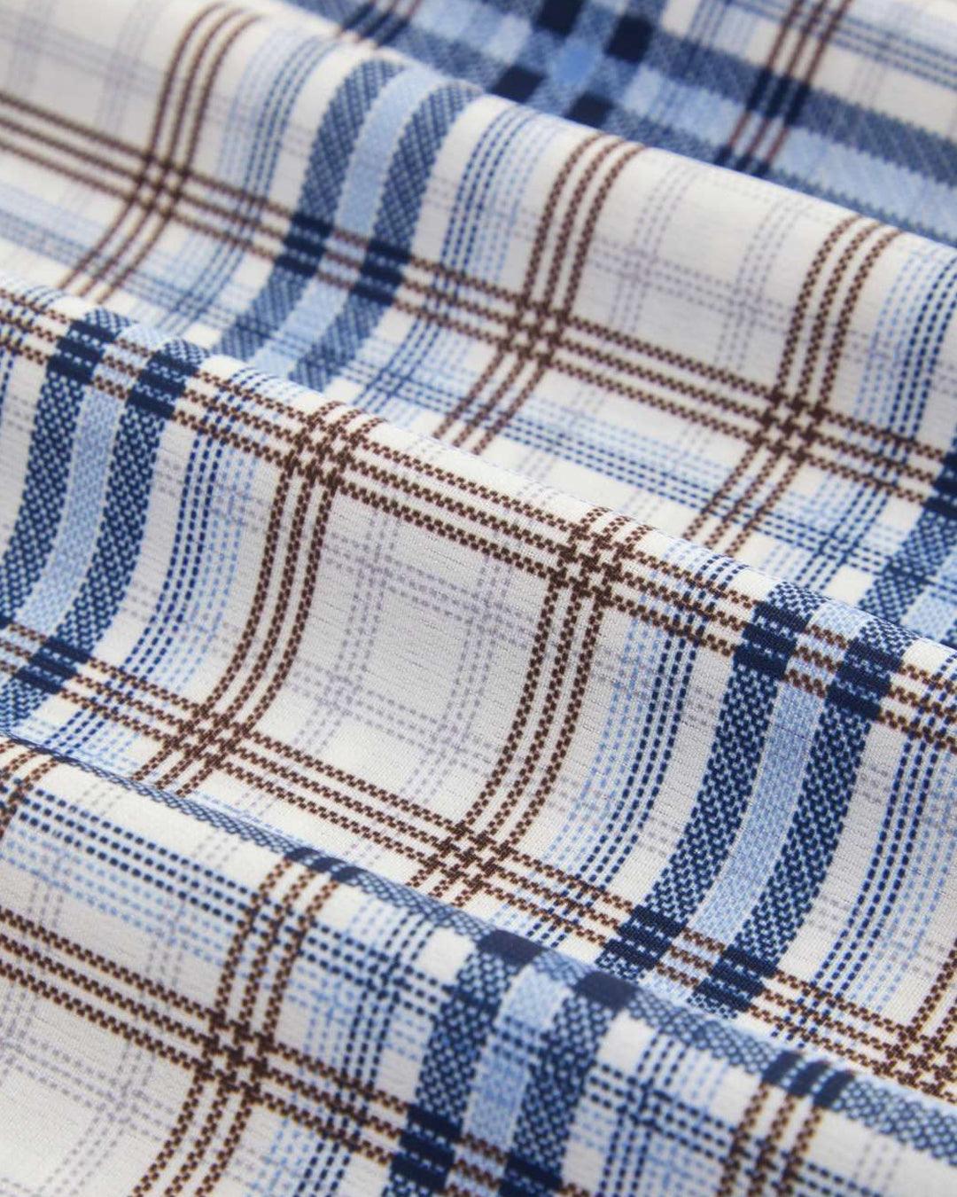 Woven Halter Check Knotted Midi Dress - Image 5