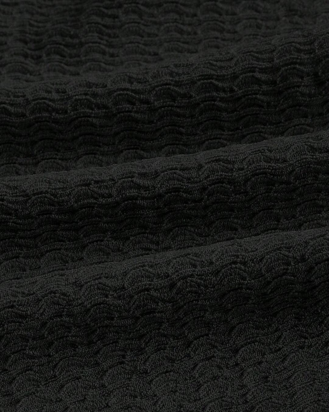 Y2K Halter Neck Tie Backless Top In Black - Image 3