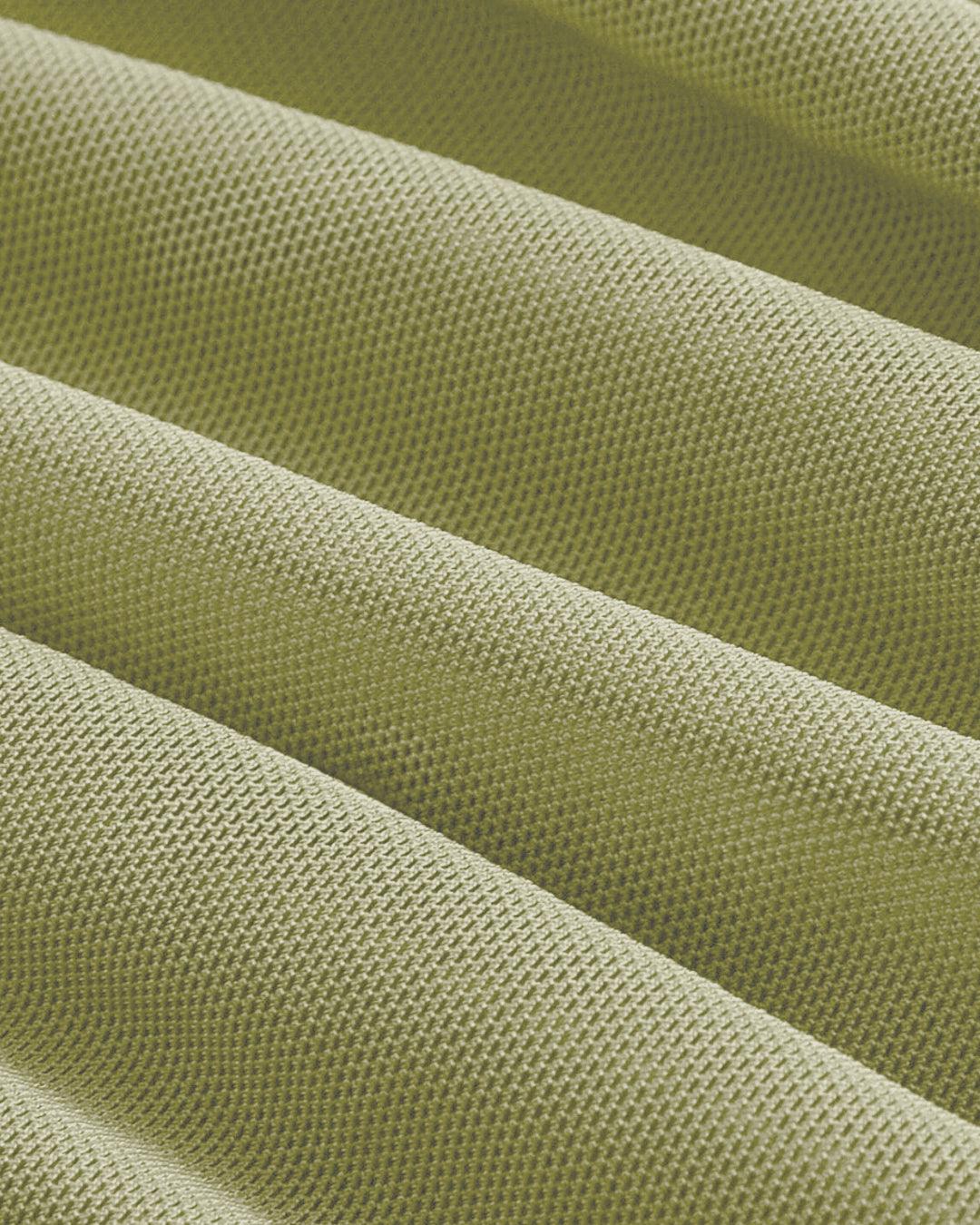 Y2K Solid Ruched Mesh Cami Green Top - Image 5