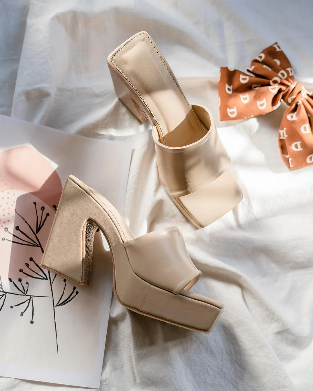 Y2K Trendy Comfort Platforms Mocha - Image 3